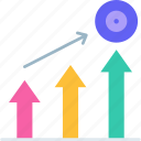 growth, benefit, diagram, bar graph, statistics