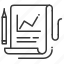 analysis, chart, document, statistics 