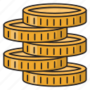 coins, currency, finance, money, saving