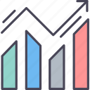 chart, analysis, bar, data, diagram, pie, statistics