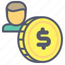 account, coin, dollar, economy, money, savings