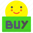 buy, download, face, purchase, save, smile