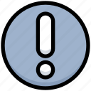 alert, business, exclamation, financial, interface, mark