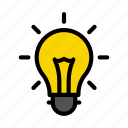 bulb, creative, idea, innovation, solution