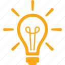 brainstorming, creativity, idea, light bulb