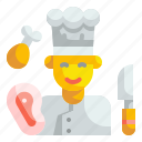 chef, cook, cooker, cooking, kitchen, male, restaurant