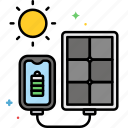 panel, portable, solar, charging, power