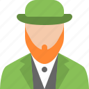 leprechaun, hat, holiday, irish, saint, shamrock