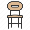 armchair, bench, chair, furniture, interior, office chair, stool