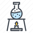 chemistry, experiment, flask, heat, laboratory, test, tube