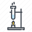 chemistry, experiment, flask, heat, laboratory, test, tube