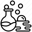 chemical, experiment, flask, reaction, substrate