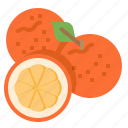 chinese, fruit, lemon, orange