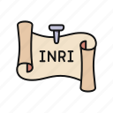 inri, cricifixion, christianity, religion