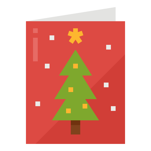 Card, christmas, greetings, letter icon - Free download