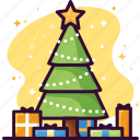 christmas, gift, holidays, pine, star, tree, xmas