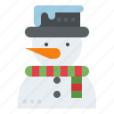 snowman, snow, winter, christmas, xmas