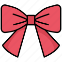 christmas, bow, ribbon, bowknot, gift