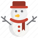 snowman, winter, snow, christmas, xmas