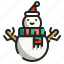 christmas, shapes, snow, snowman, winter, xmas 