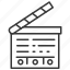 clapperboard, filmmaking, scene, take 