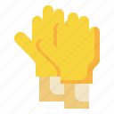 gloves, hand, washing, clean, cleaning icon