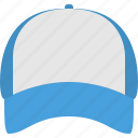 cap, pria, topi, topi biru, topi putih