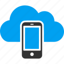 smartphone, phone, telephone, cloud service, communication, device, mobile