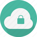 cloud, lock, security