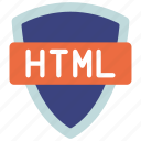 html, shield, programming, developer, protection