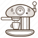 appliance, cafe, coffee, esspresso, kitchen, machine