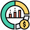 chart, data, market, pie, share