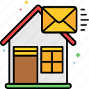 home, mail, message