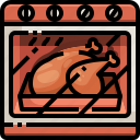 chicken, cock, cooking, food, leg, oven, turkey