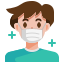 avatar, face, man, mask, sick, coronavirus, covid19 