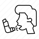 asthma, inhaler, breather, respiratory, treatment, inhalator