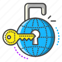 key, access, password, lock, security, protection, padlock