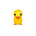 animal, bird, ducky, yellow