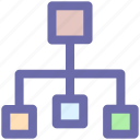 .svg, above, below, connection, hierarchy, status