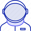 data, science, icon, astronaut, space, suit, helmet