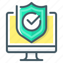 security, computer protection, protection, shield, antivirus, monitor