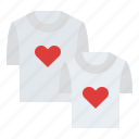 couple, tshirt, love, dating