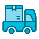 box, delivery, shipping, truck