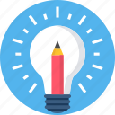 bulb, generate, idea, lightbulb