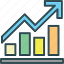 analytics, bar, chart, graph, increase