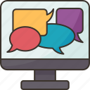 discussion, online, meeting, conversation, conference