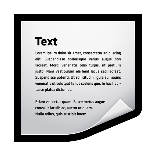 Clip, clipping, text, word icon - Free download