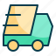 fast, delivery, fast delivery, shipping, delivery-truck, truck, box 