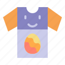 tshirt, clothing, egg, easter