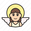 angel, avatar, christianity, religion, user, woman